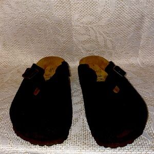 Birkenstock Boston Clogs Brown Mocha like new 38 L7 M5 Soft Footbed Med Width